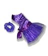 Dark Purple Satin Dress - XS