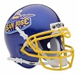 San Jose State Spartans NCAA Mini Authentic Football Helmet From Schutt