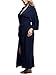 Womens Soft Long Kimono Robes Lightweight Full Length Knit Bathrobe With Pockets Ladies Casual Dressing Gown