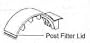 Dyson DC17 Post Filter Lid, Part Number 911240-01