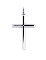 Sterling Silver Cross Pendant ( 25 x 45 mm )