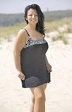 Graffique One Piece Plus Size Swimdress Swimsuit by It Figures - Plus Size Swimwear Plus Size Swimsuits