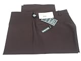 Ralph Lauren Men's Flat Front Solid Brown Wool Dress Pants - Size 31 x32