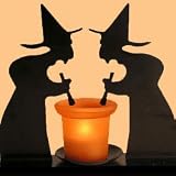 Witch Votive Candle Holder