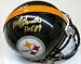 Mel Blount Autographed Pittsburgh Steelers Mini Football Helmet with 