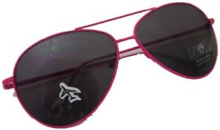 Bright Neon Hot Pink Aviator Sunglasses Top Gun Pilot Style