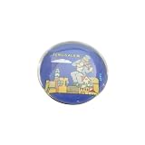 Acrylic Round Magnet of Fiddler on the Roof in Jerusalem
