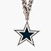 Dallas Cowboys Chain Necklace with NFL Team Logo Pendant
