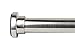 Meriville 1-inch Diameter Metal Spring Tension Rod, Adjustable Length 18-inch to 30-inch, Satin Nickel