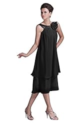 Halter Sleeveless Chiffon Cocktail Short Tiered Lace Flowy Party Dress/Wedding Dress 