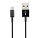 KabelDirekt – (1 Foot) Ultraslim Certified Lightning Cable (Sync and Charge) for Apple Devices (iPhone 5, iPhone 6, iPads of The Newest Generation etc.) Black – Top Series