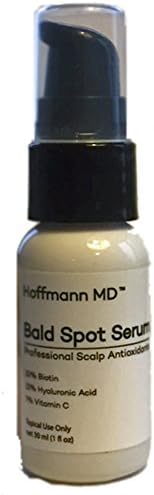 Hoffmann MD, Premium Bald Spot Serum | Chemical and Fragrance Free with Biotin and Natural Scalp Antioxidants (3 Month Supply)