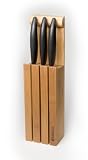 Kyocera KBLOCK3 Bamboo 3-Slot Knife Block
