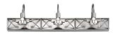 Backstage Contemporary Halogen 3 Light Satin Nickel Bath Fixture