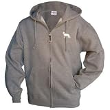 Hooded Sweatshirt German Shepherd White