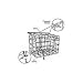 Wald 582 Rear Folding Bicycle Basket (12.75 x 7.25 x 8.5, Black)