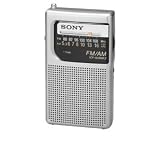 Sony ICF-S10MK2 Pocket AM/FM Radio, Silver