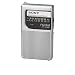 Sony ICF-S10MK2 Pocket AM/FM Radio, Silver