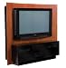 Kitchen & Housewares : BDI Alcove Series Cherry Flat Panel TV Stand