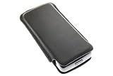 HTC Touch Diamond Ledertasche Etui offen - Black Edition