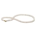 6.5-7.0 mm White "Freshadama" Freshwater Pearl Necklace