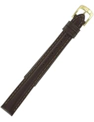 12mm Ladies Brown Mesa Leather Replacement Watch Band Speidel
