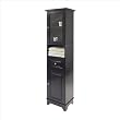 Winsome Alps Tall Cabinet with Glass Door and Drawer