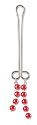 California Exotics Cleopatra Collection Clitoral Jewelry, Pearl Red