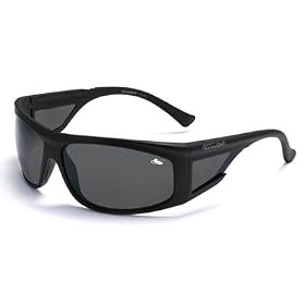 Click here to buy Bolle Spinner Sunglasses - Satin Black - Polarized TNS - 10700 by Bolle.