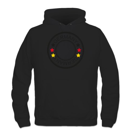 Shirtcity EM Logo Deutschland Trikot Fan Kapuzenpulli
