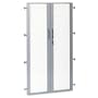 MLNVC68GGLSS - Wall Storage Hutch Bookcase Cabinet Doors