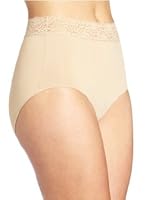 bikini slip, Bali, Bali One Smooth U - No Lines, No Slip Brief w/ Lace Waistband 24A4