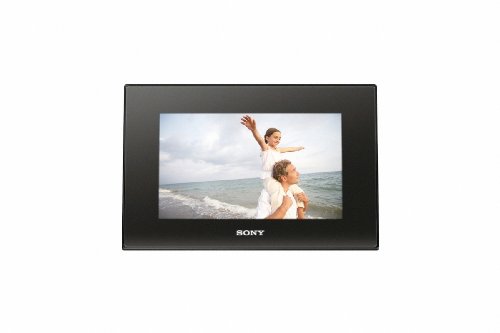 Sony DPF-D72 7-Inch LCD WVGA 16:10 Photo Frame (Black)