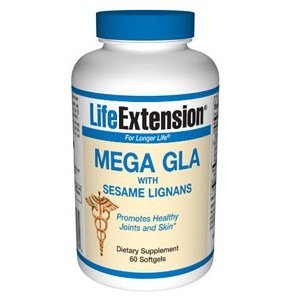 Life Extension Mega Gla with Sesame Lignans  Softgels, 60-Count