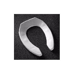 Buy 14.25 x 19 Elongated Commercial Duraguard Toilet Seat Finish: Biscuit by Bemis now!