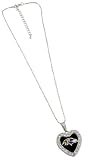NFL Baltimore Ravens Reversible Crystal Heart Pendant with 16" Chain