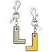 AUTHENTIC COACH LETTER INITIAL L KEYFOB KEY CHAIN CHARM 92180