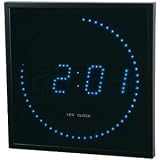 Horloge LED bleues
