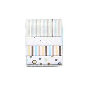 Just Born 4-Pack Flannel Receiving Blankets