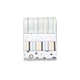Just Born 4-Pack Flannel Receiving Blankets - Green Dots & Stripes