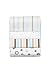 Just Born 4-Pack Flannel Receiving Blankets - Green Dots & Stripes