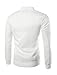 Allegra K Men Long Sleeve Stand Collar Full Zip Slim Fit Bomber Jacket M
