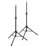 Ultimate Support TS-90B Telelock Tripod Speaker Stand Pair
