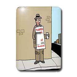 Londons Times Miscellaneous Funny Cartoons - PayPal Donation - Light Switch Covers - single toggle switch