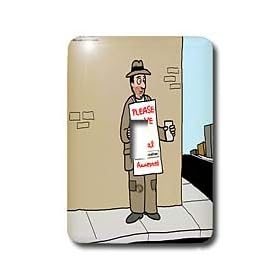 Rich Diesslins Miscellaneous Funny Cartoons - PayPal Donation - Light Switch Covers - single toggle switch
