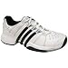 adidas Men's Response Tennis Shoe,White/Black/Silver,10 M