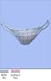 PlaytexTGIF Super Soft Microfiber String Bikini, XL-Scrollwork Print