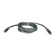 Tripp Lite N105-025-GY Cat5e 350MHz Molded Gray Shielded Patch Cable RJ45M/M - 25ft