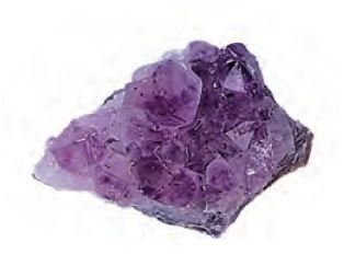 Raw Amethyst Rock Small Stone Geode Cut 2 Inch w Info Card