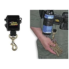 Gear Keeper High Security Key Retractor Clamp-On Rotating Belt Clip Police Corrections Emergency Equipment Gear Guard Authorized Dealer GSA certified